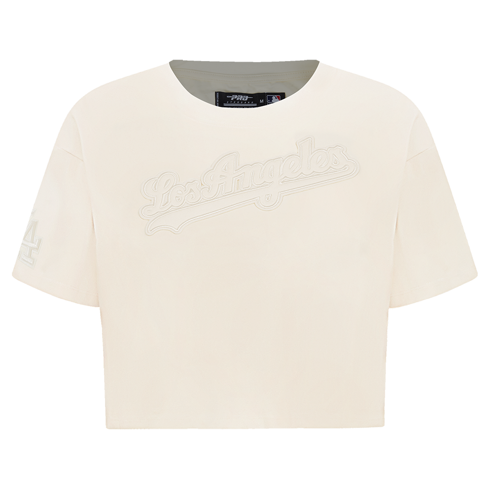 MANGA CORTA CROP MLB LOS ANGELES DODGERS NEUTRAL PARA MUJER