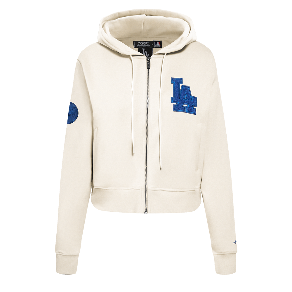 SUDADERA CON CIERRE MLB LOS ANGELES DODGERS TRIPLE TONAL PARA MUJER