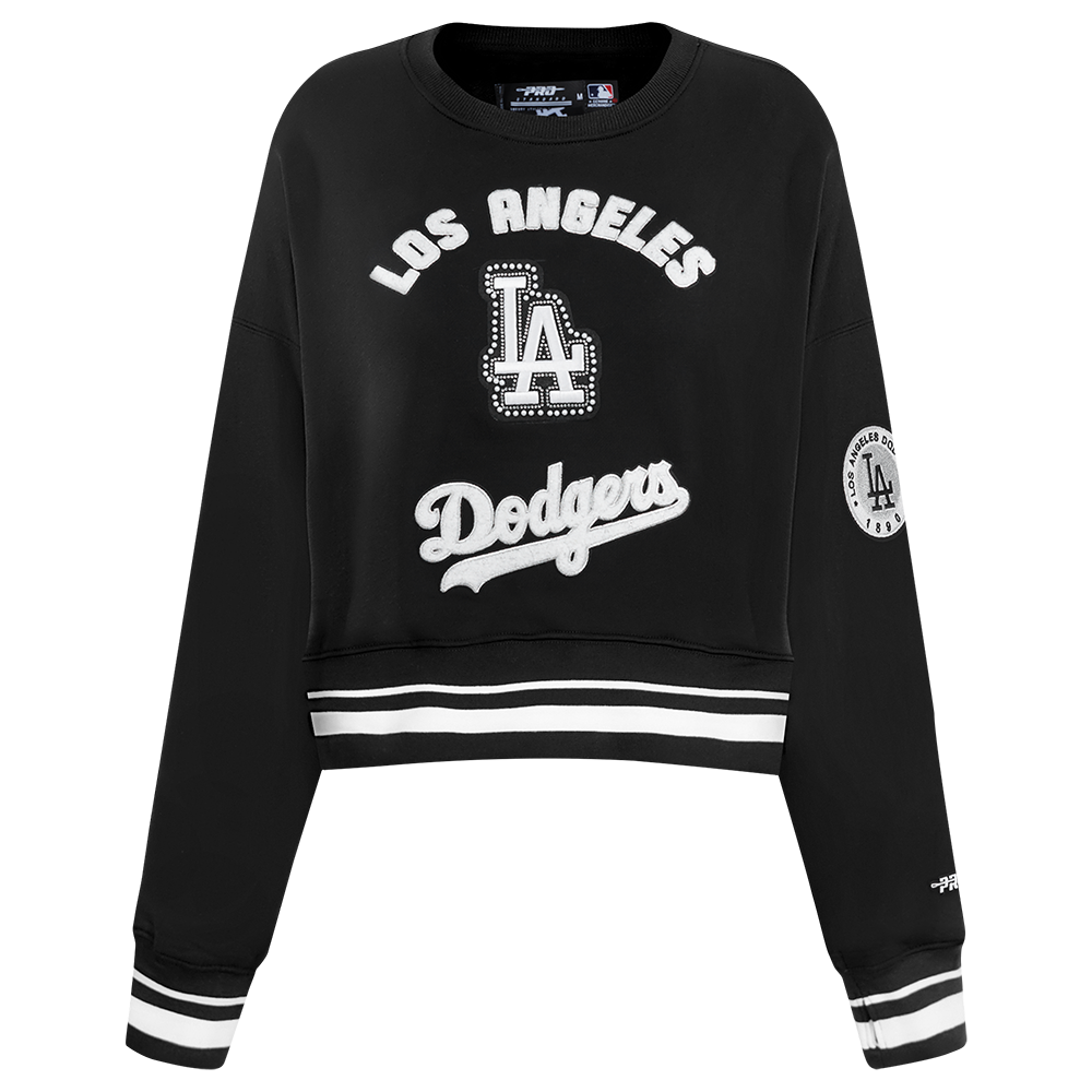 SUDADERA DE CUELLO REDONDO MLB LOS ANGELES DODGERS PEARLS PARA MUJER