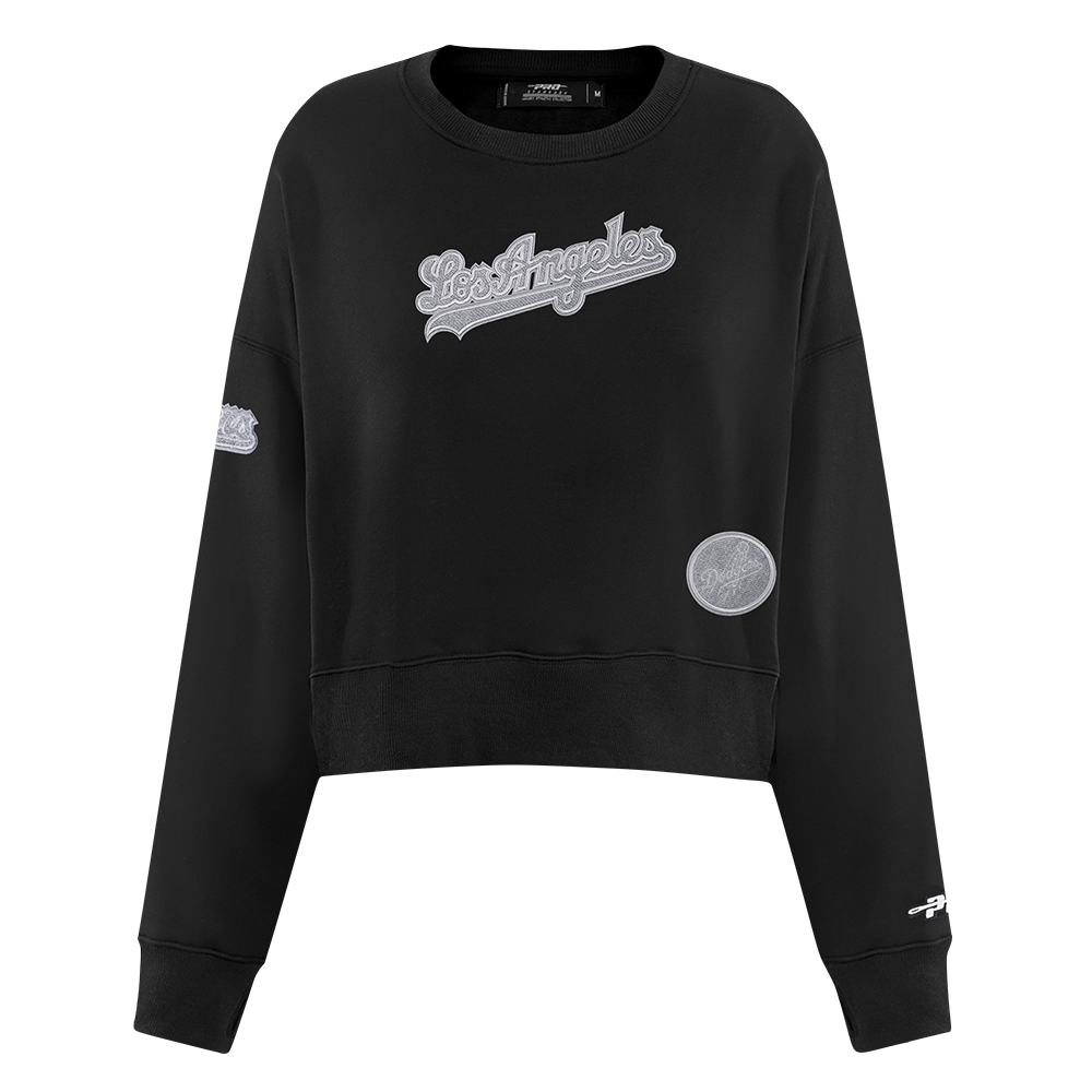 SUDADERA DE CUELLO REDONDO MLB LOS ANGELES DODGERS REVERSE FRENCH TERRY PARA MUJER