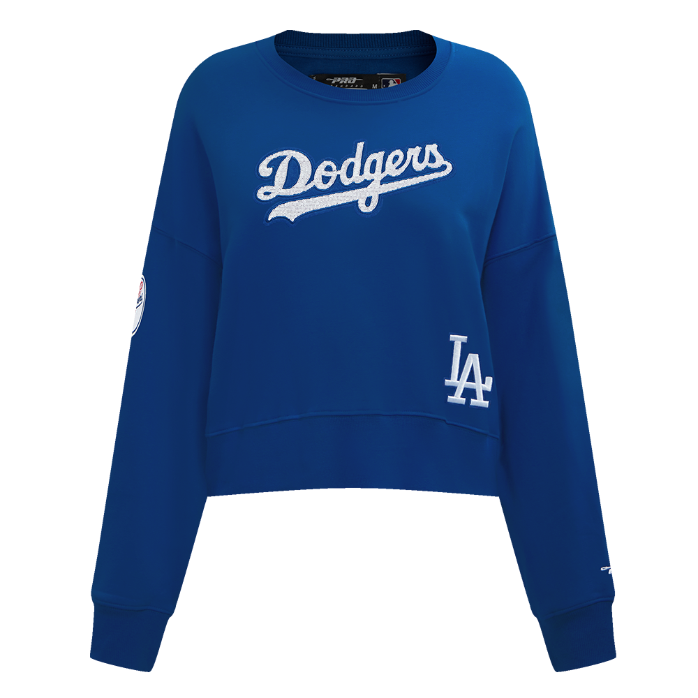 SUDADERA DE CUELLO REDONDO MLB LOS ANGELES DODGERS GAME DAY CLASSICS PARA MUJER