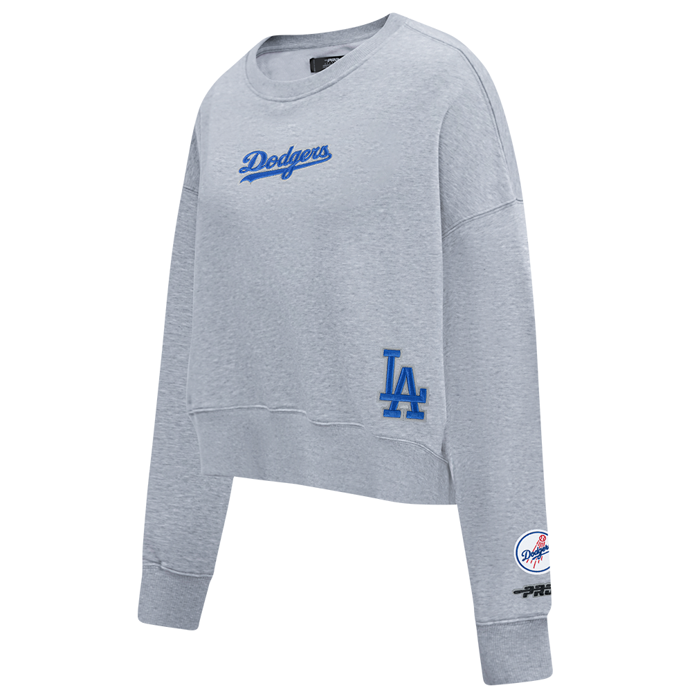 SUDADERA DE CUELLO REDONDO MLB LOS ANGELES DODGERS WINGSPAN PARA MUJER