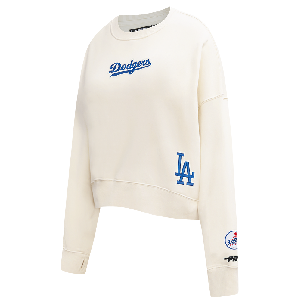 SUDADERA DE CUELLO REDONDO MLB LOS ANGELES DODGERS WINGSPAN PARA MUJER