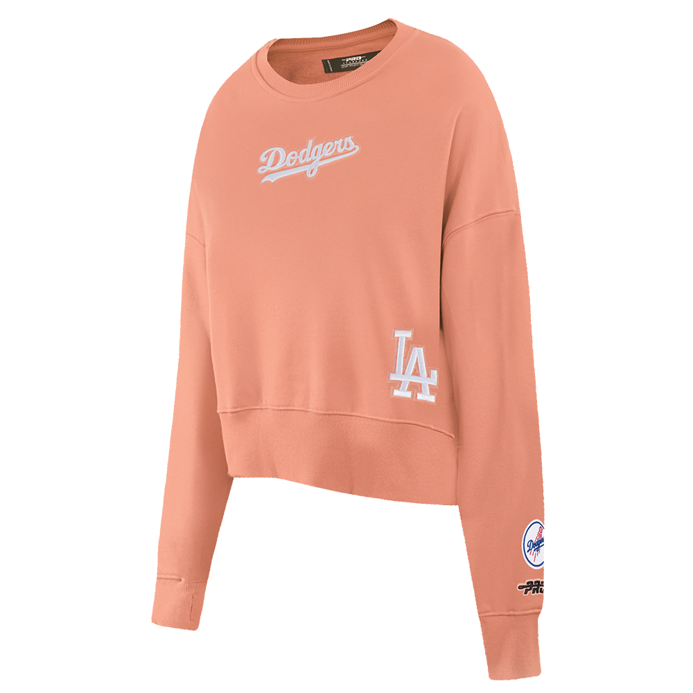SUDADERA DE CUELLO REDONDO MLB LOS ANGELES DODGERS WINGSPAN PARA MUJER