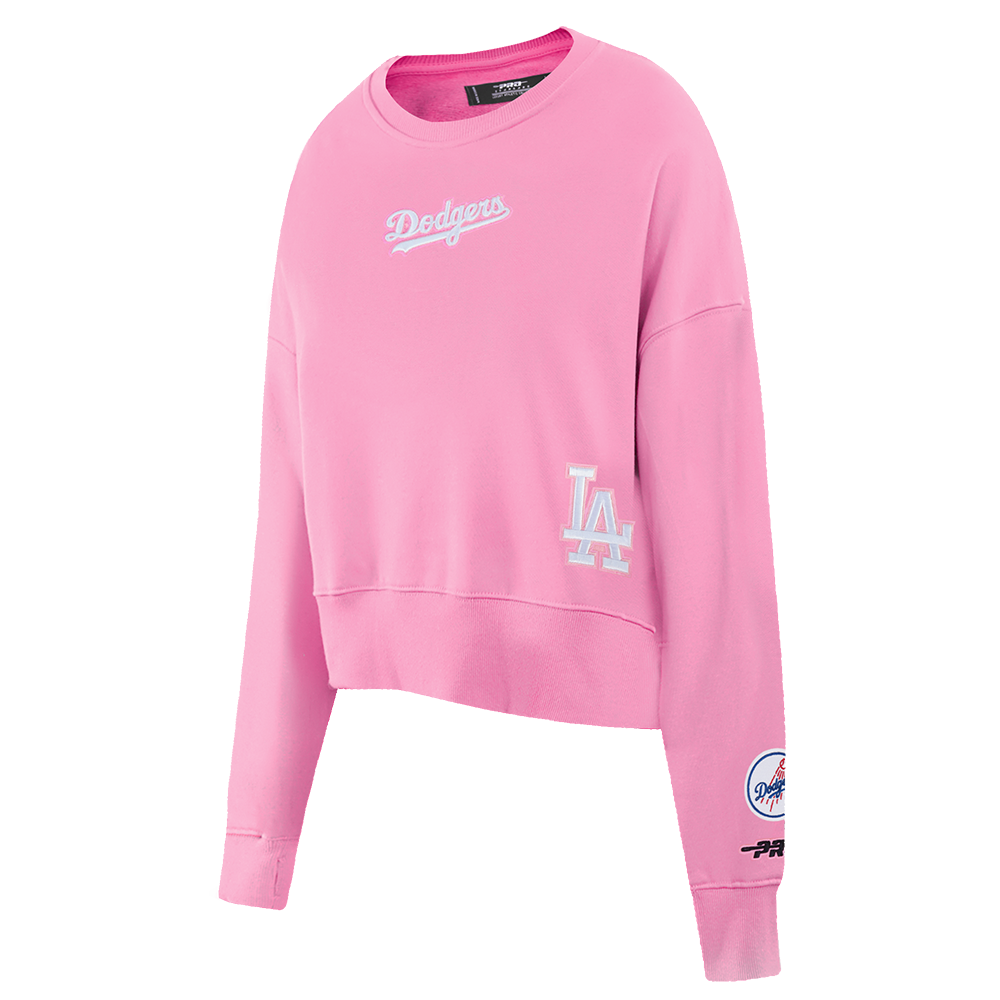 SUDADERA DE CUELLO REDONDO MLB LOS ANGELES DODGERS WINGSPAN PARA MUJER