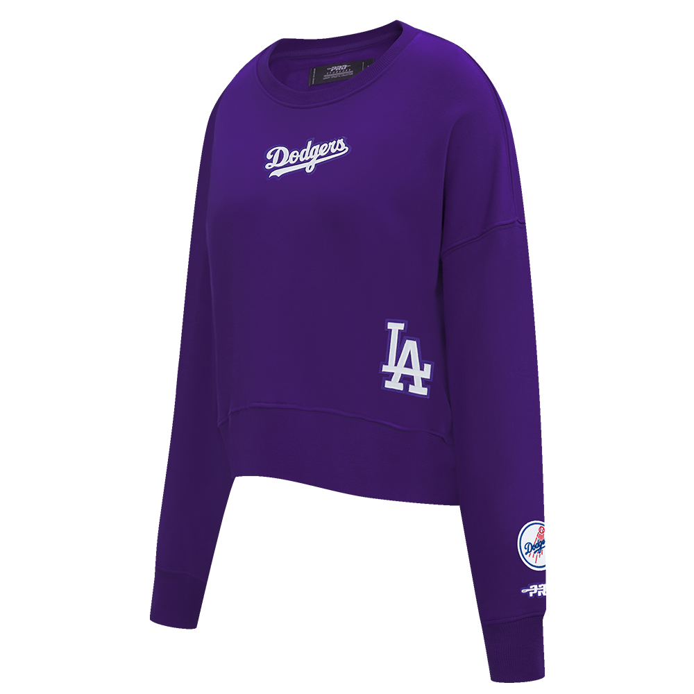 SUDADERA DE CUELLO REDONDO MLB LOS ANGELES DODGERS WINGSPAN PARA MUJER