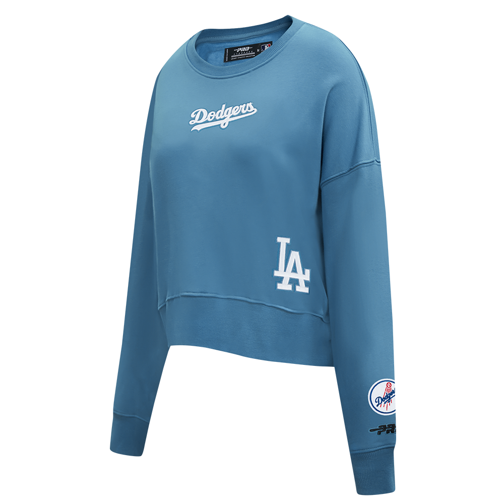 SUDADERA DE CUELLO REDONDO MLB LOS ANGELES DODGERS WINGSPAN PARA MUJER