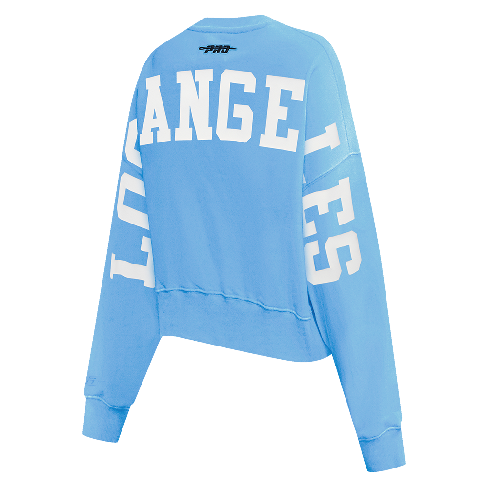 SUDADERA DE CUELLO REDONDO MLB LOS ANGELES DODGERS WINGSPAN PARA MUJER