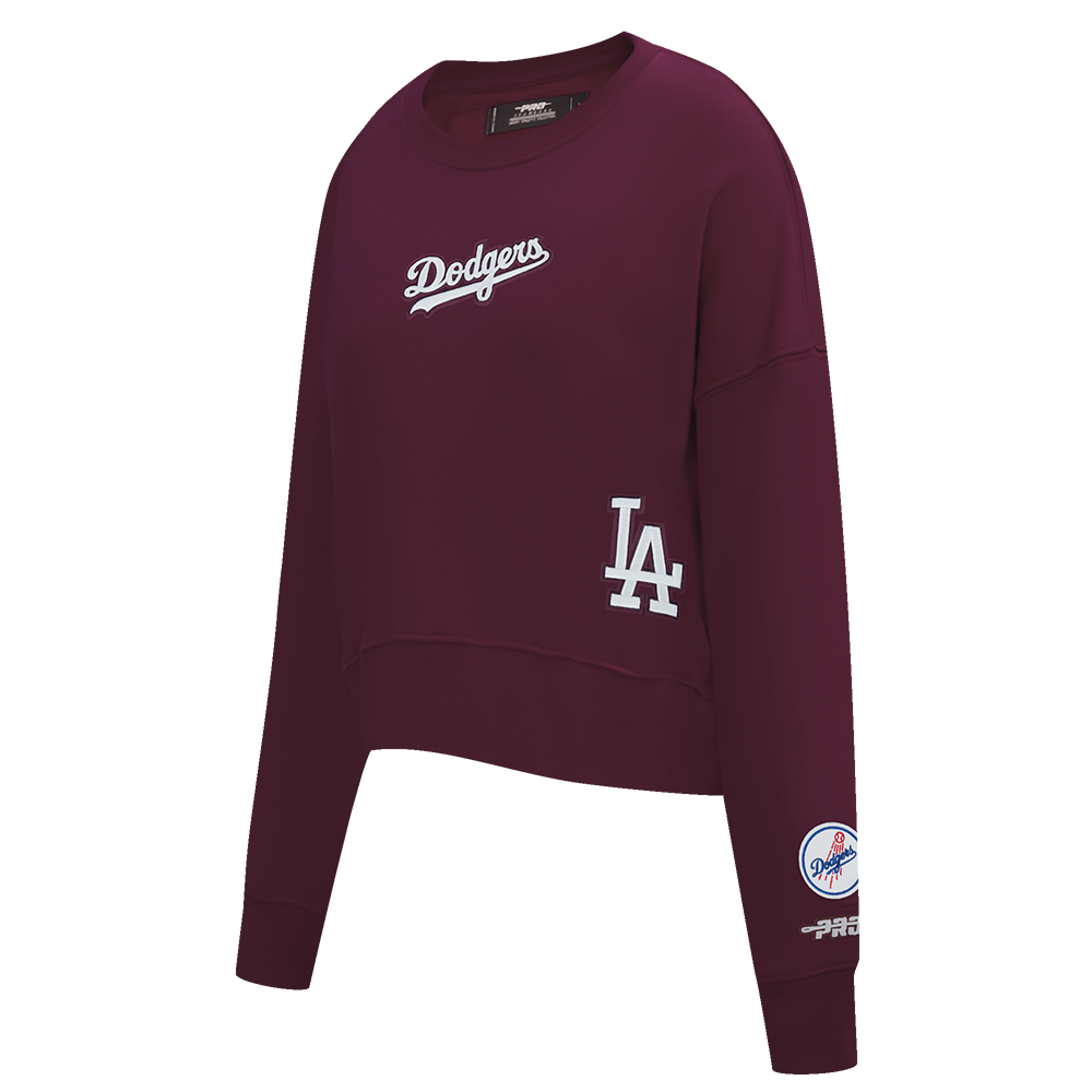 SUDADERA DE CUELLO REDONDO MLB LOS ANGELES DODGERS WINGSPAN PARA MUJER