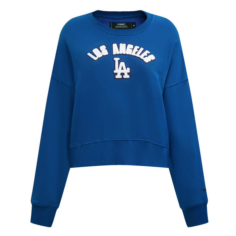 SUDADERA DE CUELLO REDONDO MLB LOS ANGELES DODGERS CLASSIC ESSENTIALS PARA MUJER