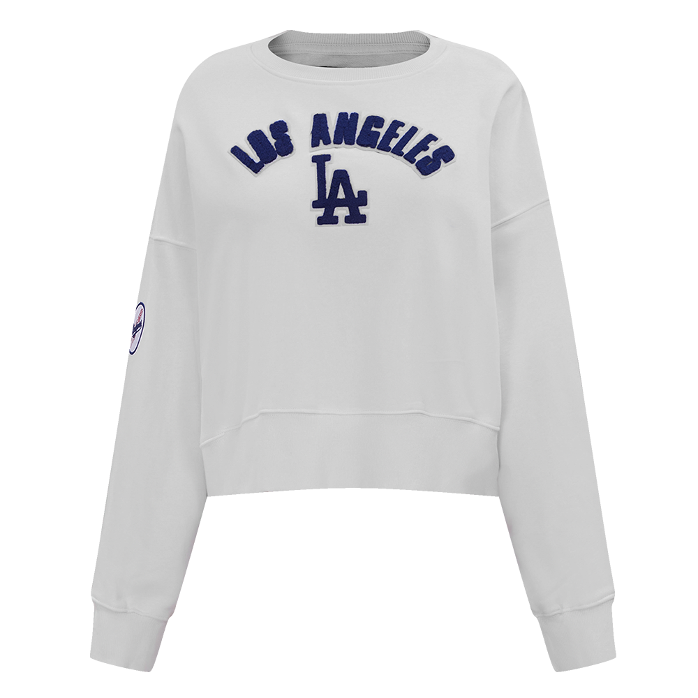 SUDADERA DE CUELLO REDONDO MLB LOS ANGELES DODGERS CLASSIC ESSENTIALS PARA MUJER