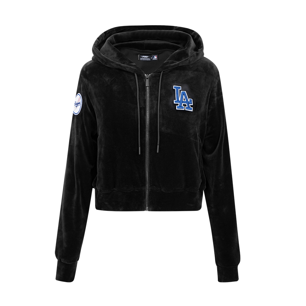 SUDADERA CON CIERRE MLB LOS ANGELES DODGERS CLASSIC ESSENTIALS PARA MUJER