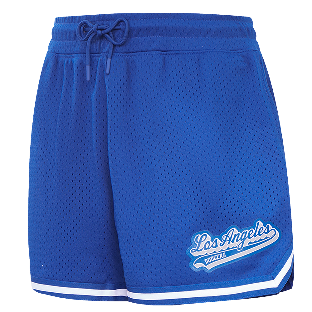 SHORTS DE MALLA MLB LOS ANGELES DODGERS SCRIPT TAIL PARA MUJER