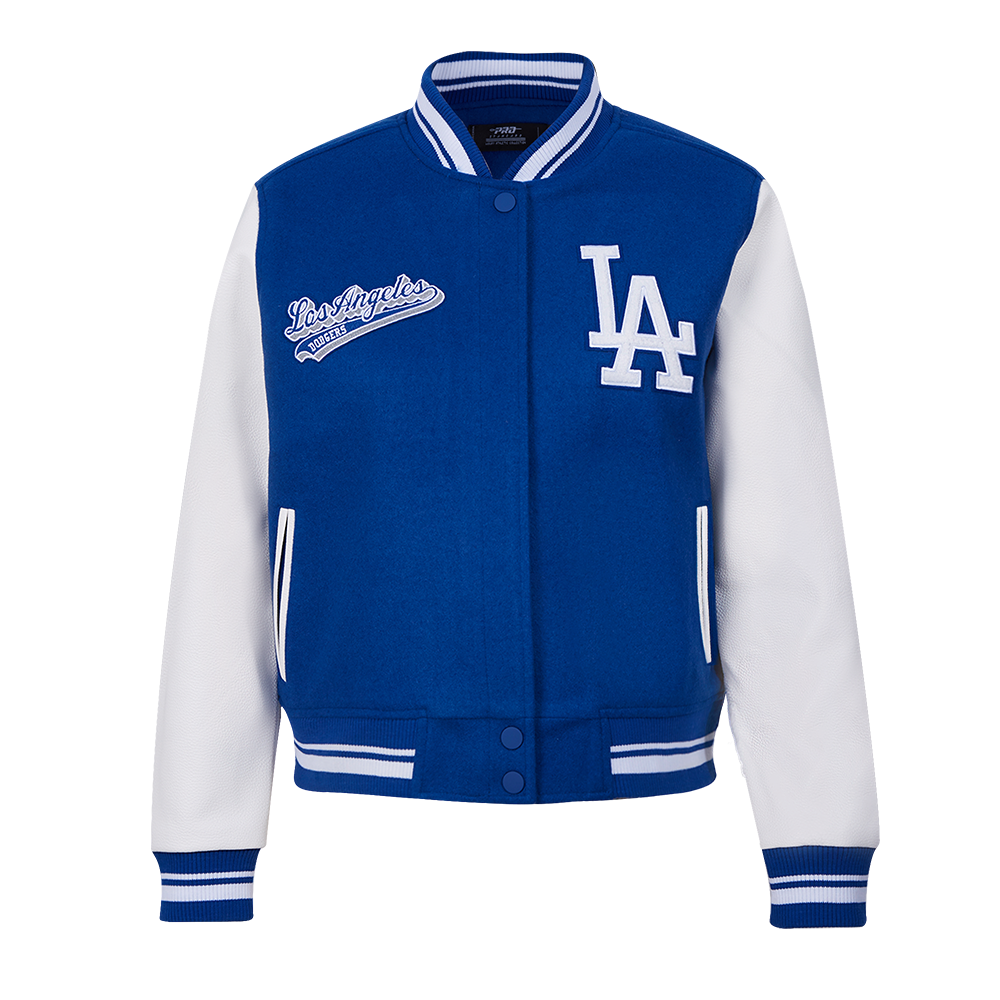 CHAMARRA UNIVERSITARIA MLB LOS ANGELES DODGERS SCRIPT TAIL PARA MUJER