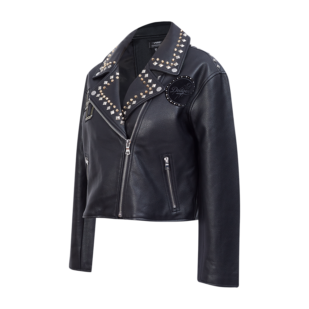 CHAMARRA DE PIEL MLB LOS ANGELES DODGERS LEATHER JACKETS PARA MUJER