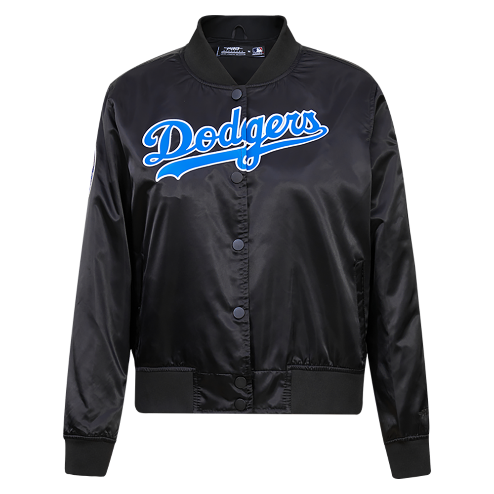 CHAMARRA DE SATÍN MLB LOS ANGELES DODGERS CLASSIC ESSENTIALS PARA MUJER