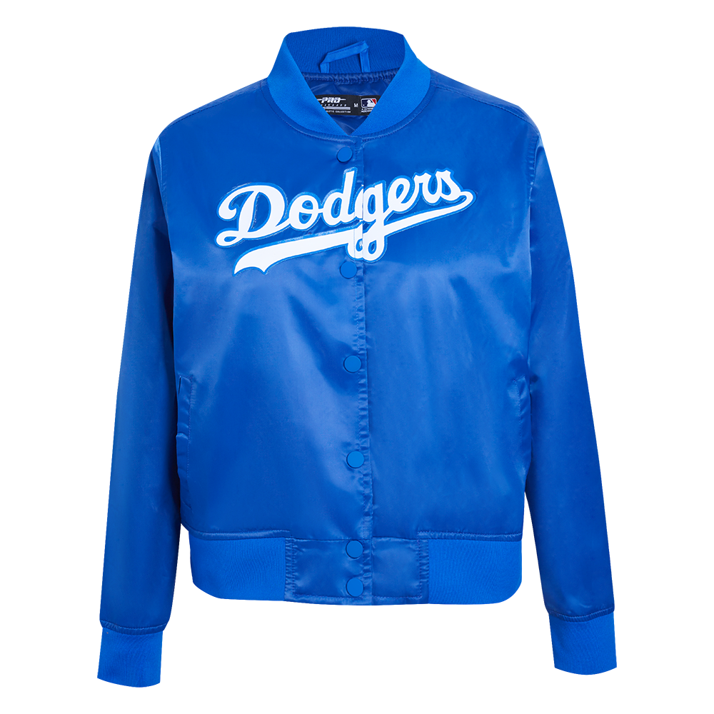 CHAMARRA DE SATÍN MLB LOS ANGELES DODGERS CLASSIC ESSENTIALS PARA MUJER