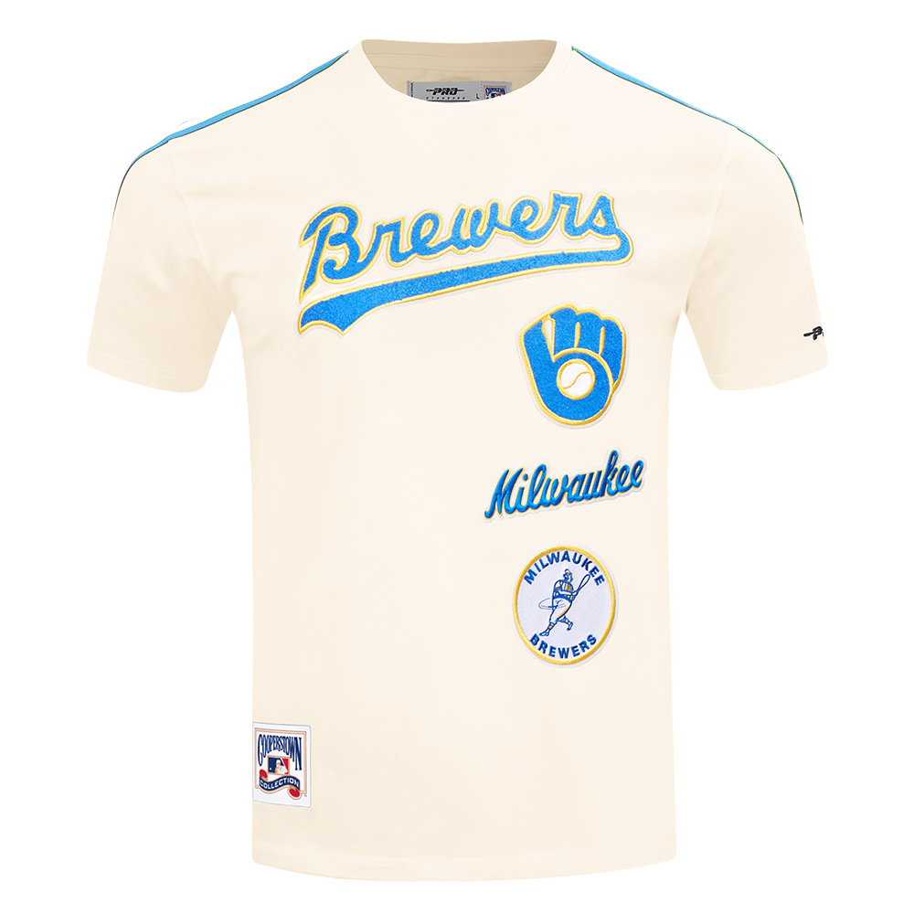 MANGA CORTA MLB MILWAUKEE BREWERS RETRO CLASSICS