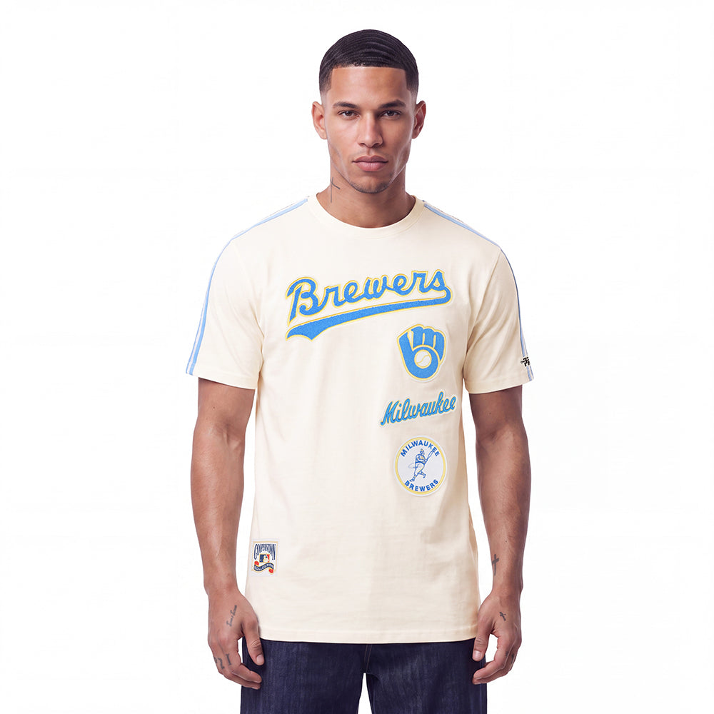 MANGA CORTA MLB MILWAUKEE BREWERS RETRO CLASSICS