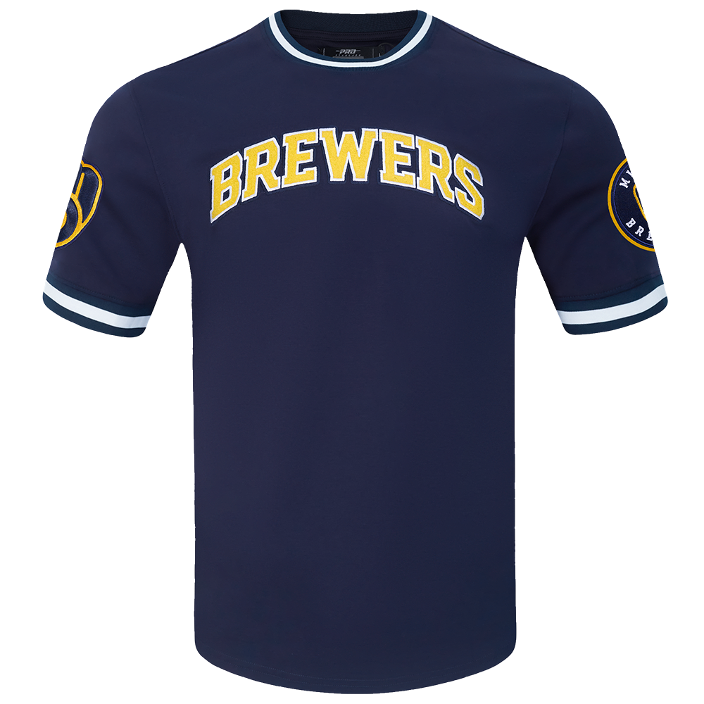 MANGA CORTA MLB MILWAUKEE BREWERS CLASSIC CHENILLE