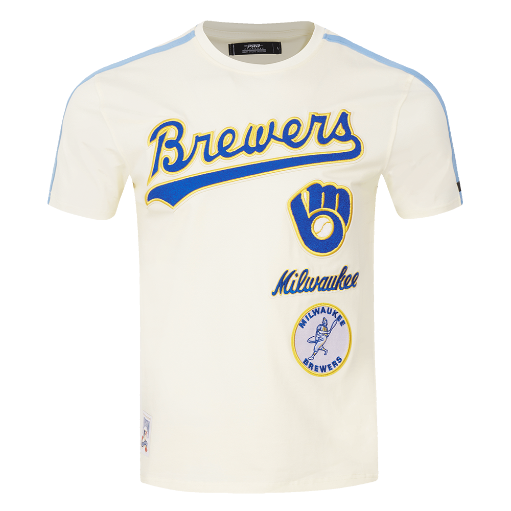 MANGA CORTA MLB MILWAUKEE BREWERS RETRO CLASSICS