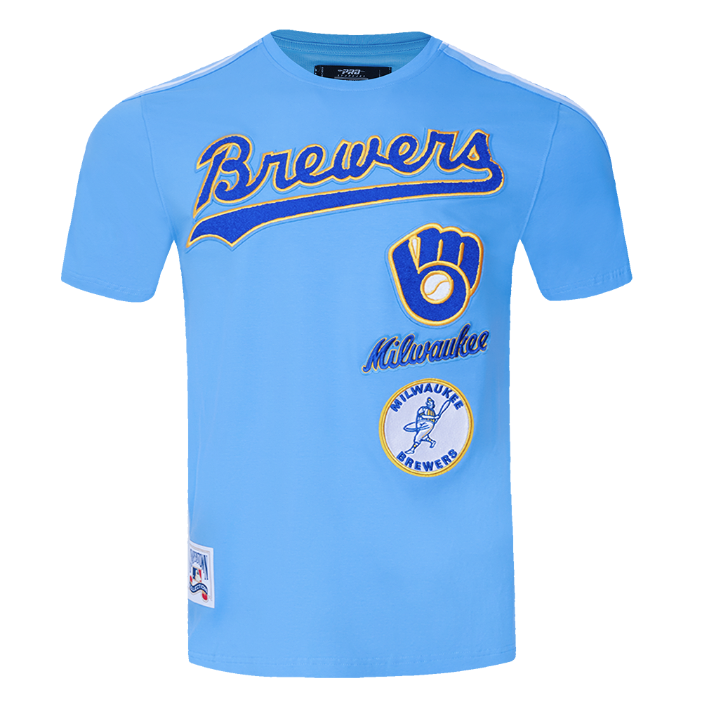 MANGA CORTA MLB MILWAUKEE BREWERS RETRO CLASSICS