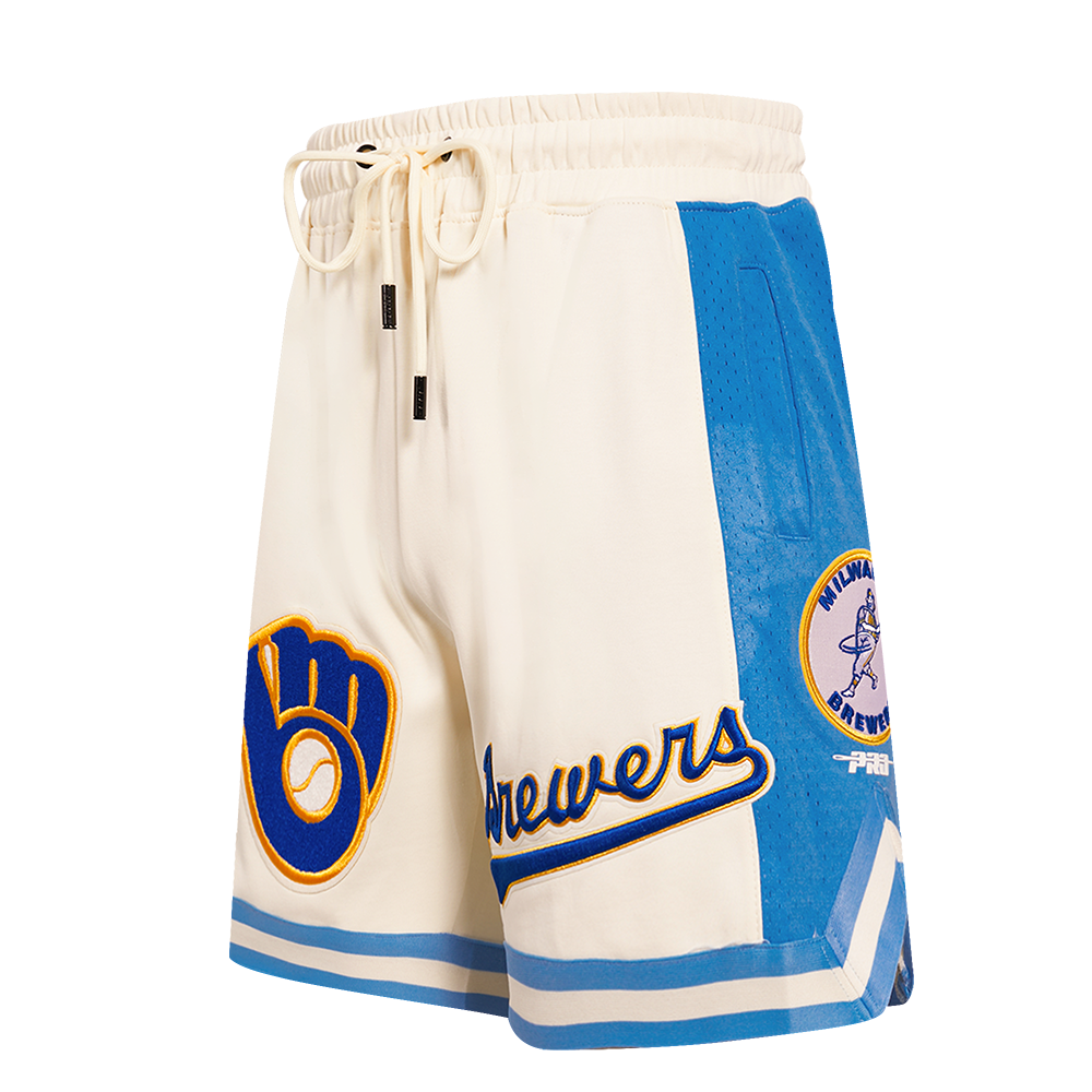 SHORTS DE ALGODÓN MLB MILWAUKEE BREWERS RETRO CLASSICS