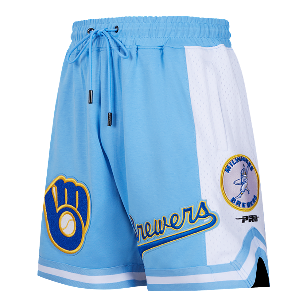 SHORTS DE ALGODÓN MLB MILWAUKEE BREWERS RETRO CLASSICS