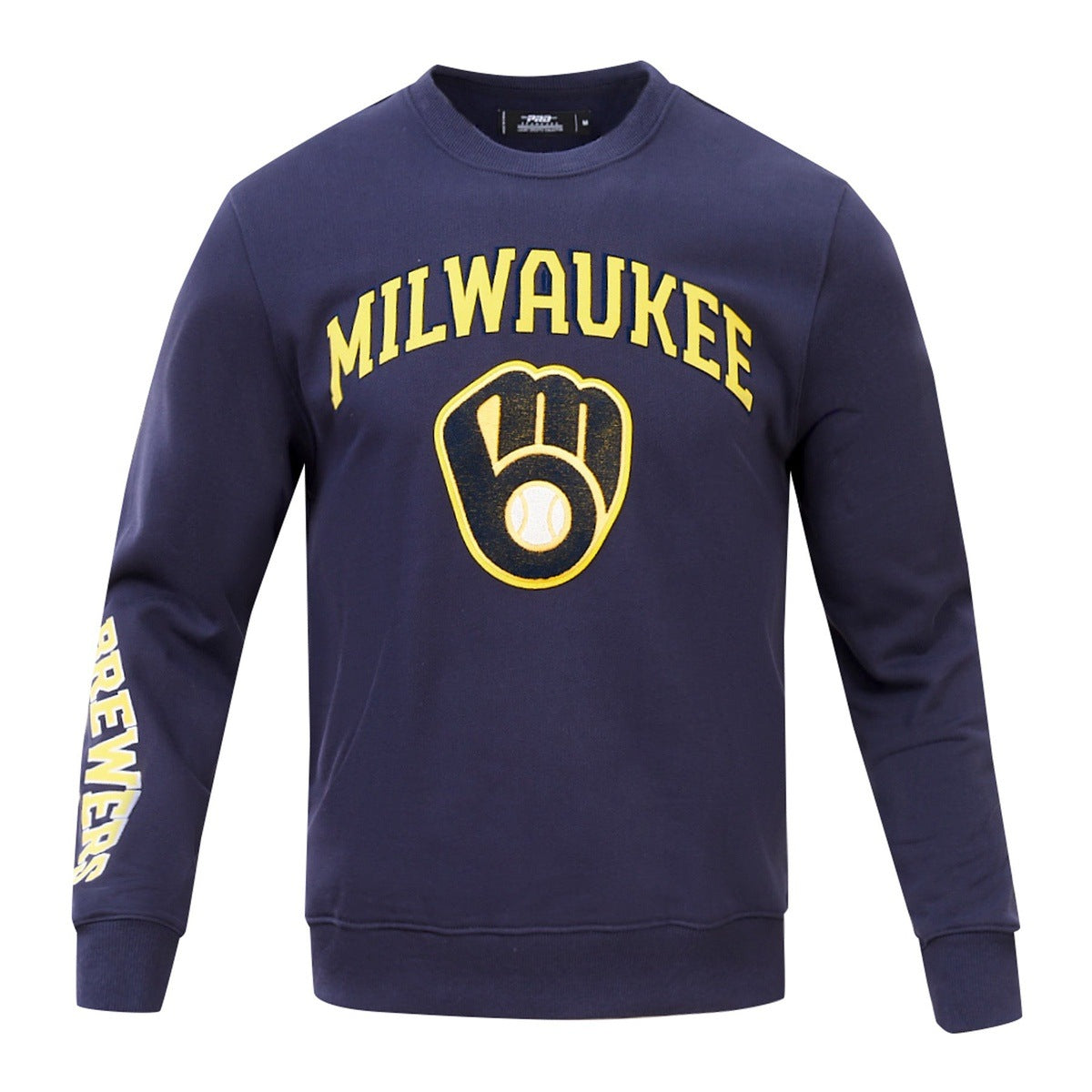 SUDADERA DE CUELLO REDONDO MLB MILWAUKEE BREWERS CLASSIC BRISTLE