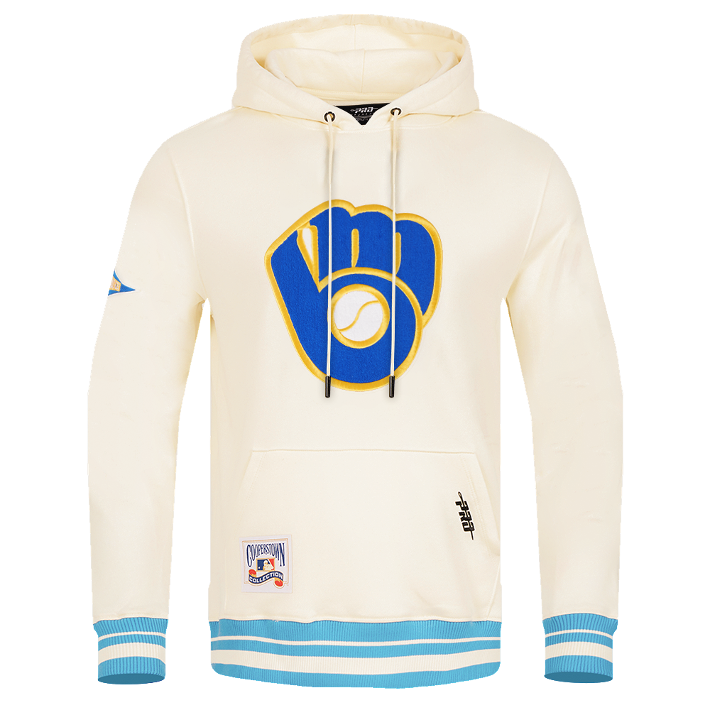 SUDADERA CON GORRO MLB MILWAUKEE BREWERS RETRO CLASSICS
