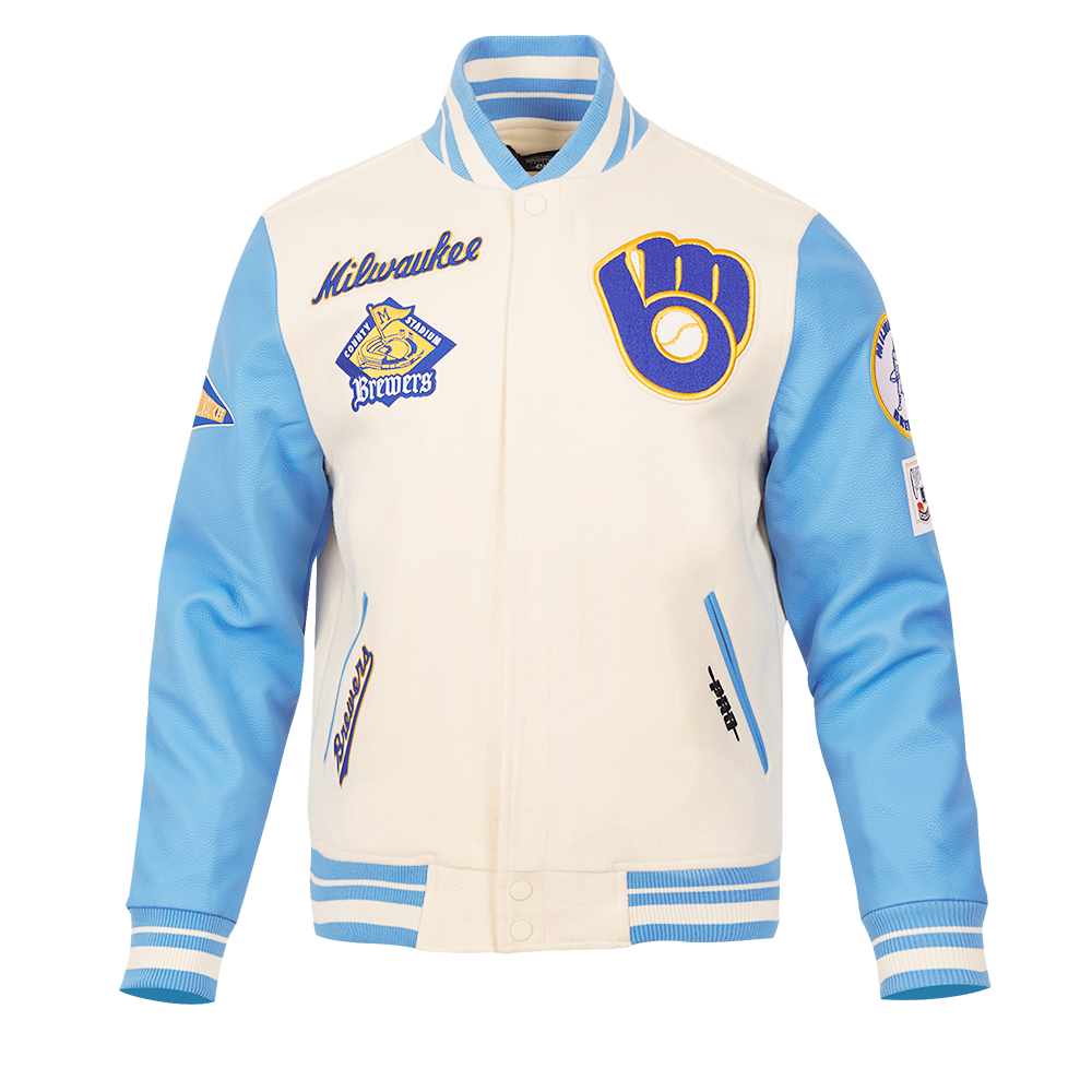 CHAMARRA UNIVERSITARIA MLB MILWAUKEE BREWERS RETRO CLASSICS