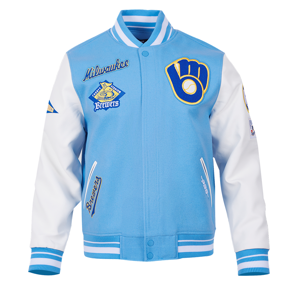 CHAMARRA UNIVERSITARIA MLB MILWAUKEE BREWERS RETRO CLASSICS
