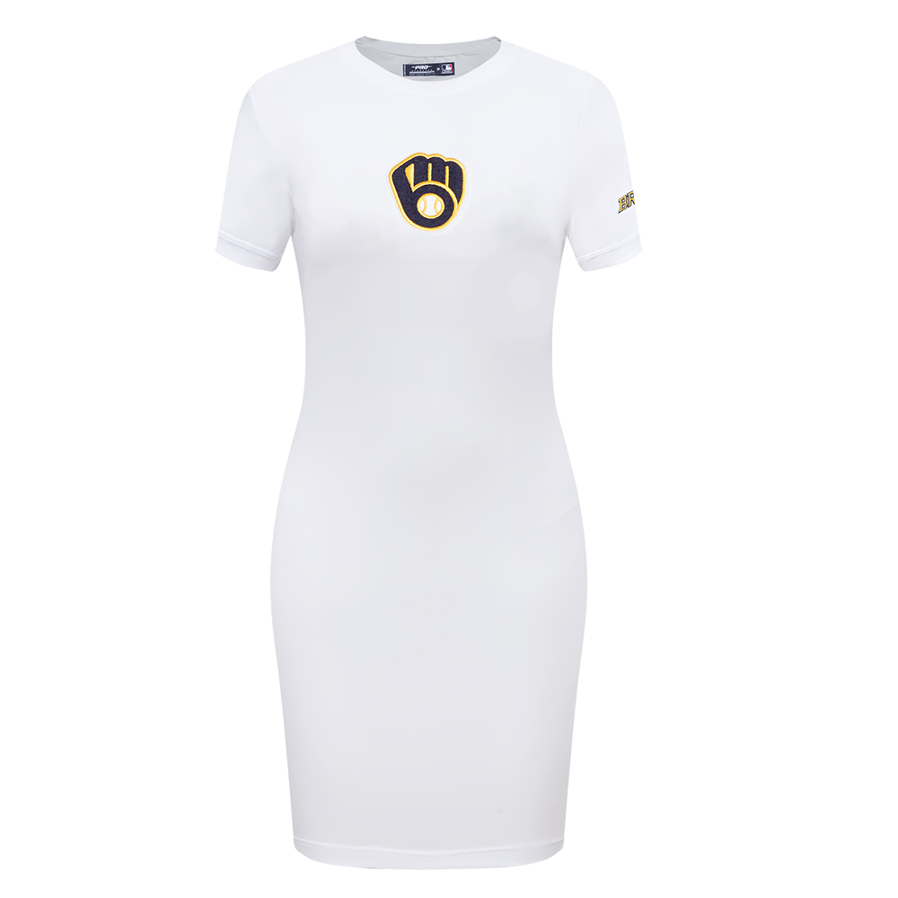 VESTIDO MLB MILWAUKEE BREWERS CLASSIC ESSENTIALS PARA MUJER