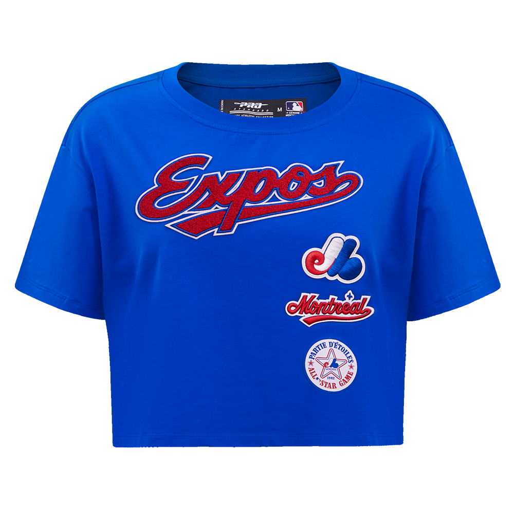 MANGA CORTA CROP MLB MONTREAL EXPOS RETRO CLASSICS PARA MUJER