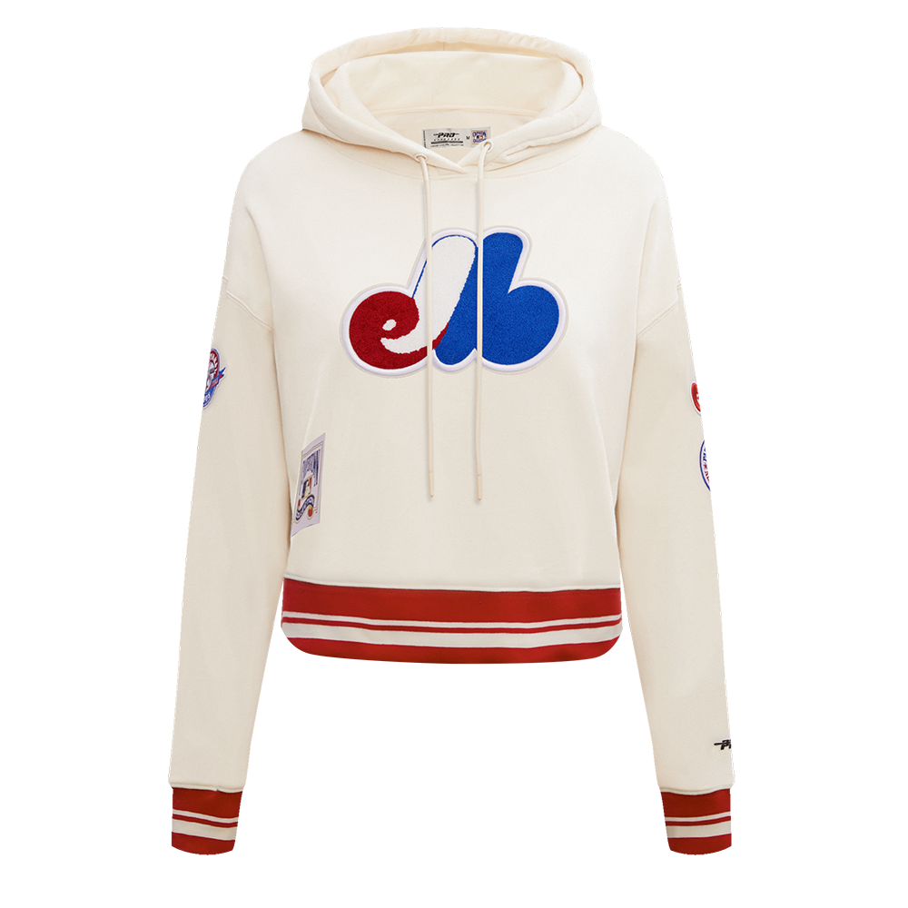SUDADERA CON GORRO MLB MONTREAL EXPOS RETRO CLASSICS PARA MUJER