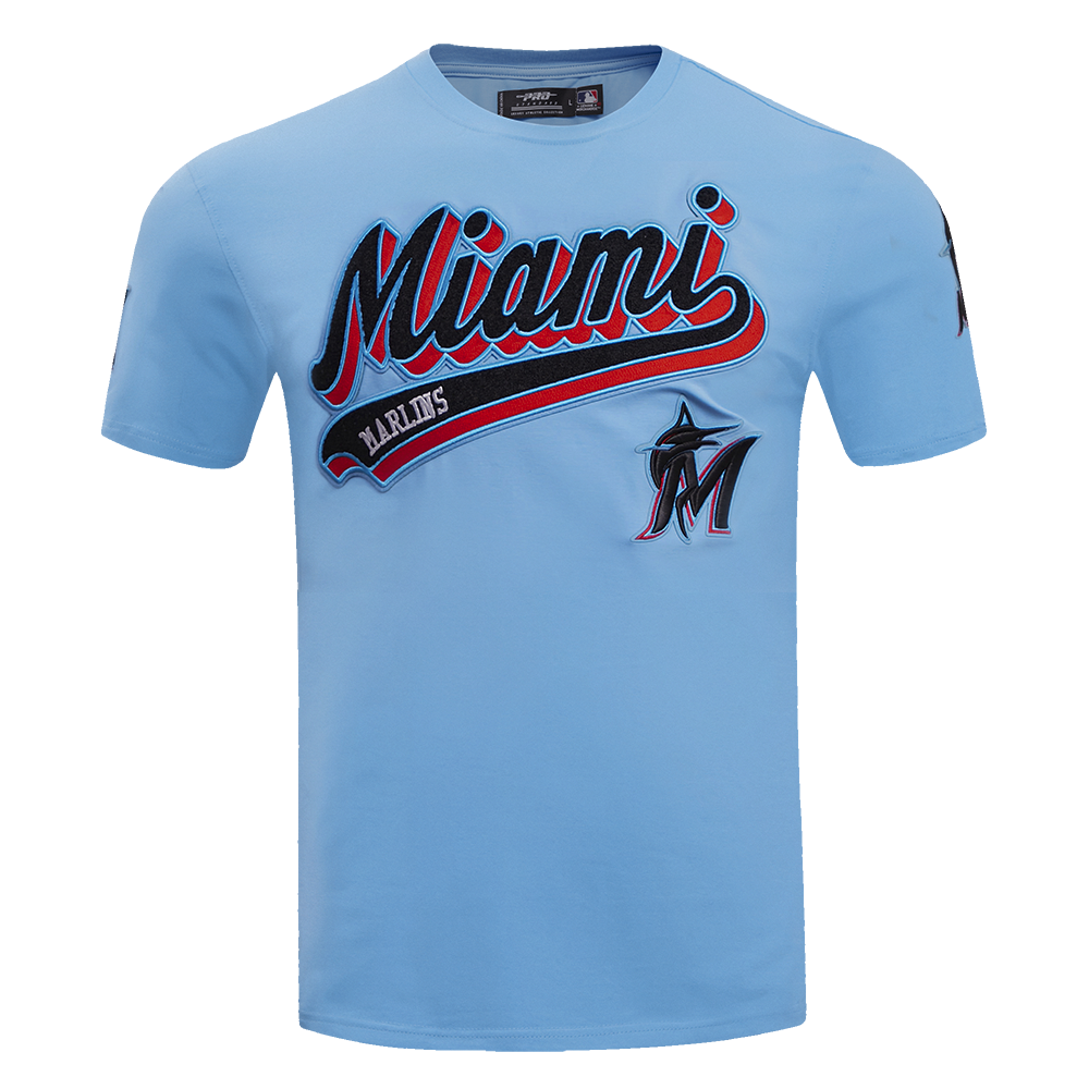 MANGA CORTA MLB MIAMI MARLINS SCRIPT TAIL