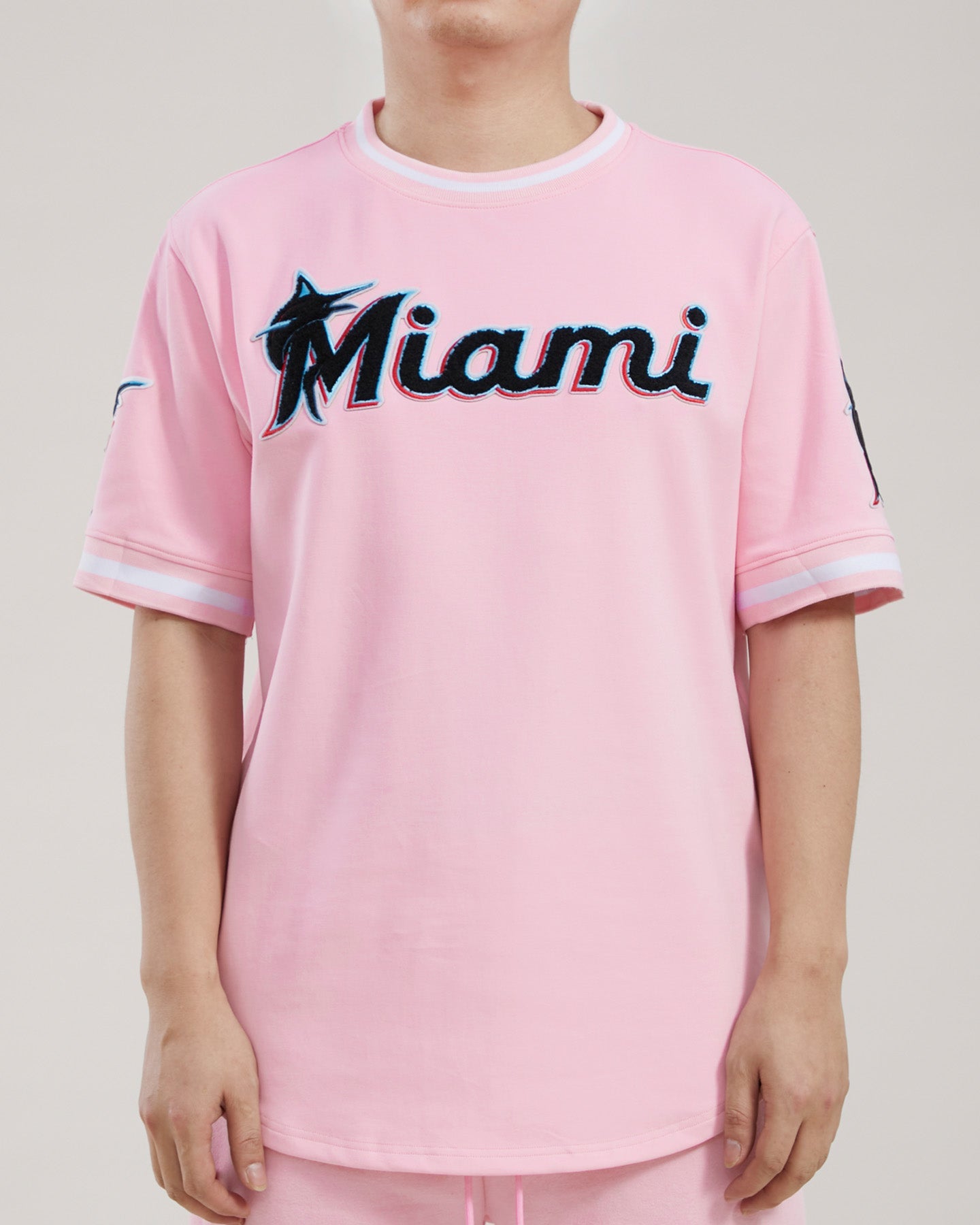 MANGA CORTA MLB MIAMI MARLINS CLASSIC CHENILLE