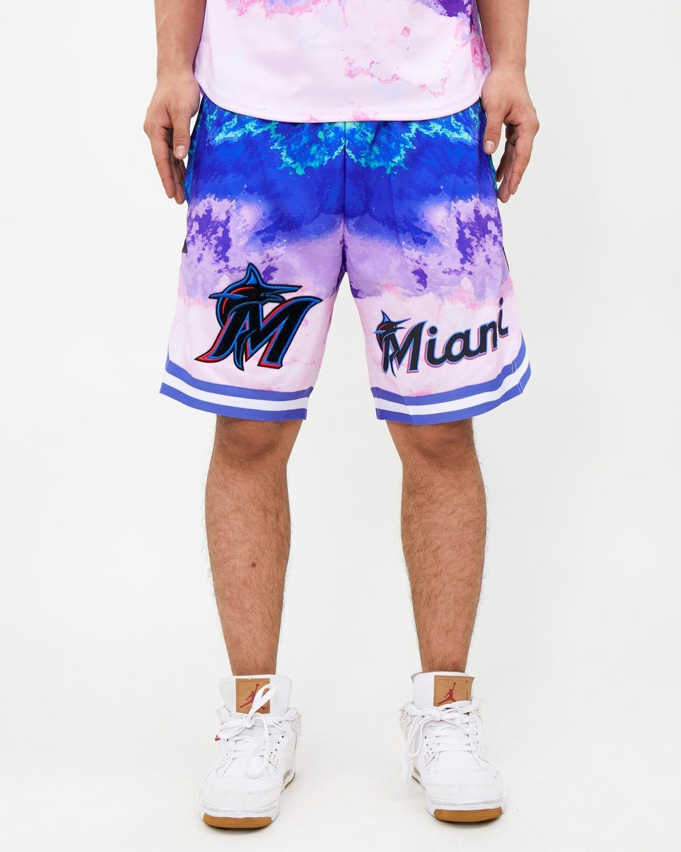 SHORTS DE BASQUETBOL MLB MIAMI MARLINS CLASSIC CHENILLE
