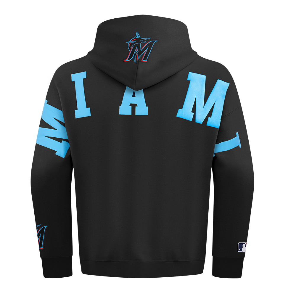 SUDADERA CON GORRO MLB MIAMI MARLINS WINGSPAN