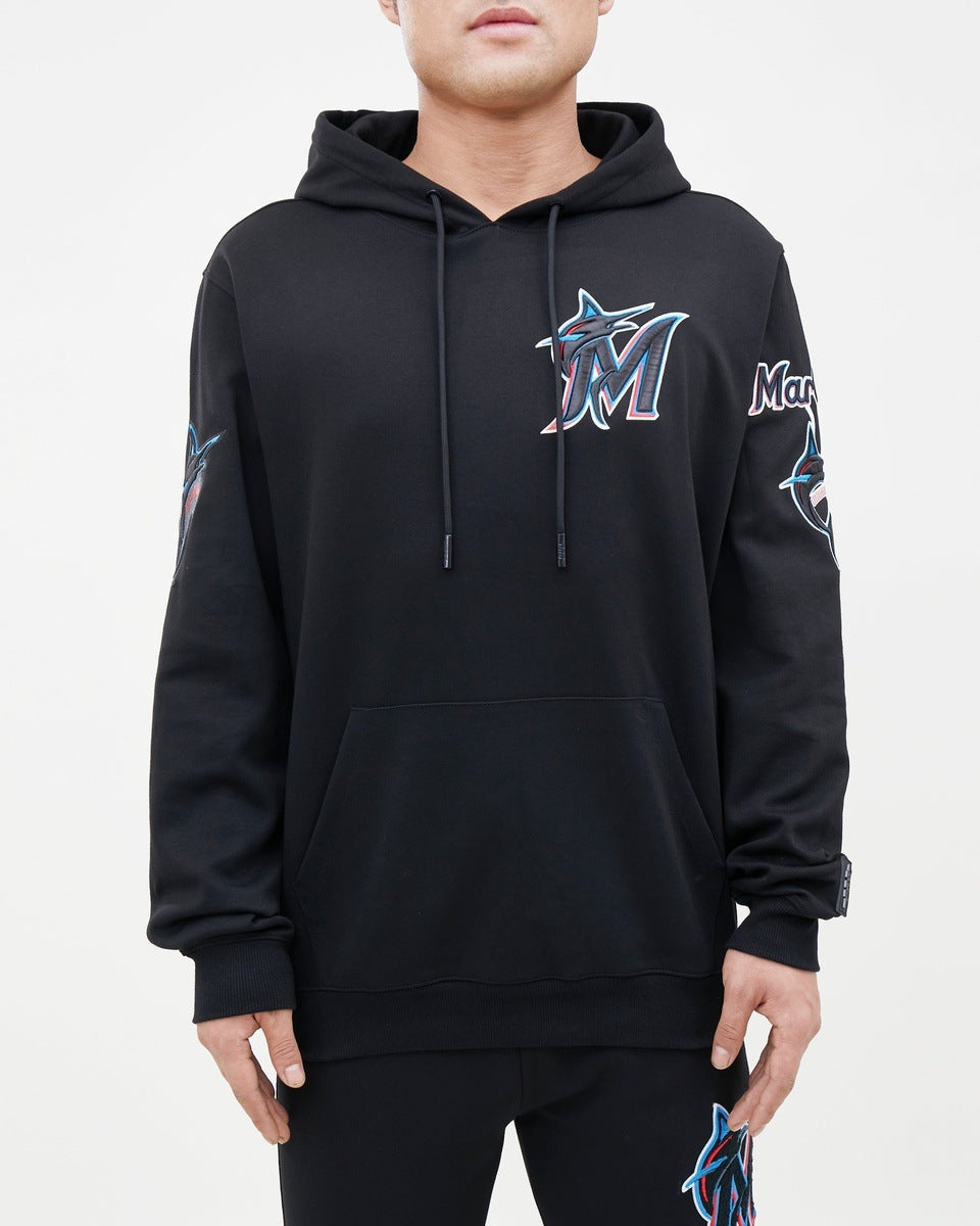 SUDADERA CON GORRO MLB MIAMI MARLINS CLASSIC CHENILLE