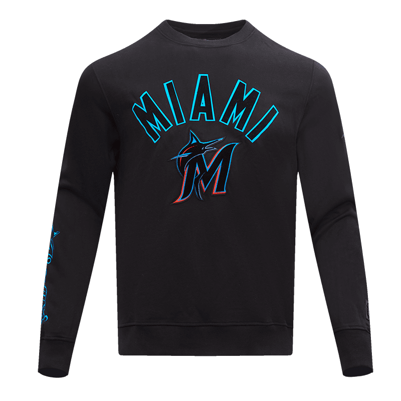 SUDADERA DE CUELLO REDONDO MLB MIAMI MARLINS CLASSIC BRISTLE