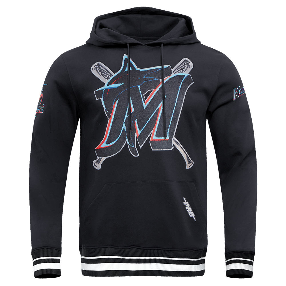 SUDADERA CON GORRO MLB MIAMI MARLINS MASH UP