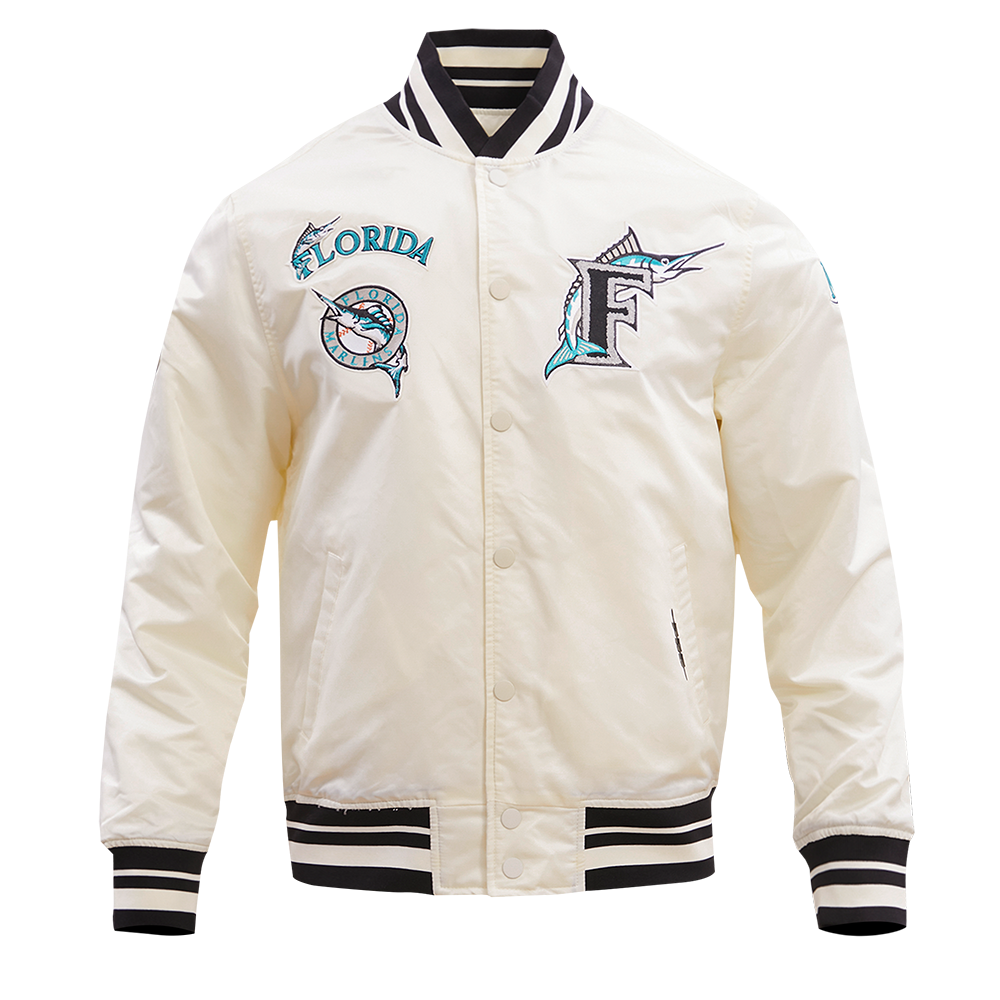 CHAMARRA DE SATÍN MLB MIAMI MARLINS RETRO CLASSICS