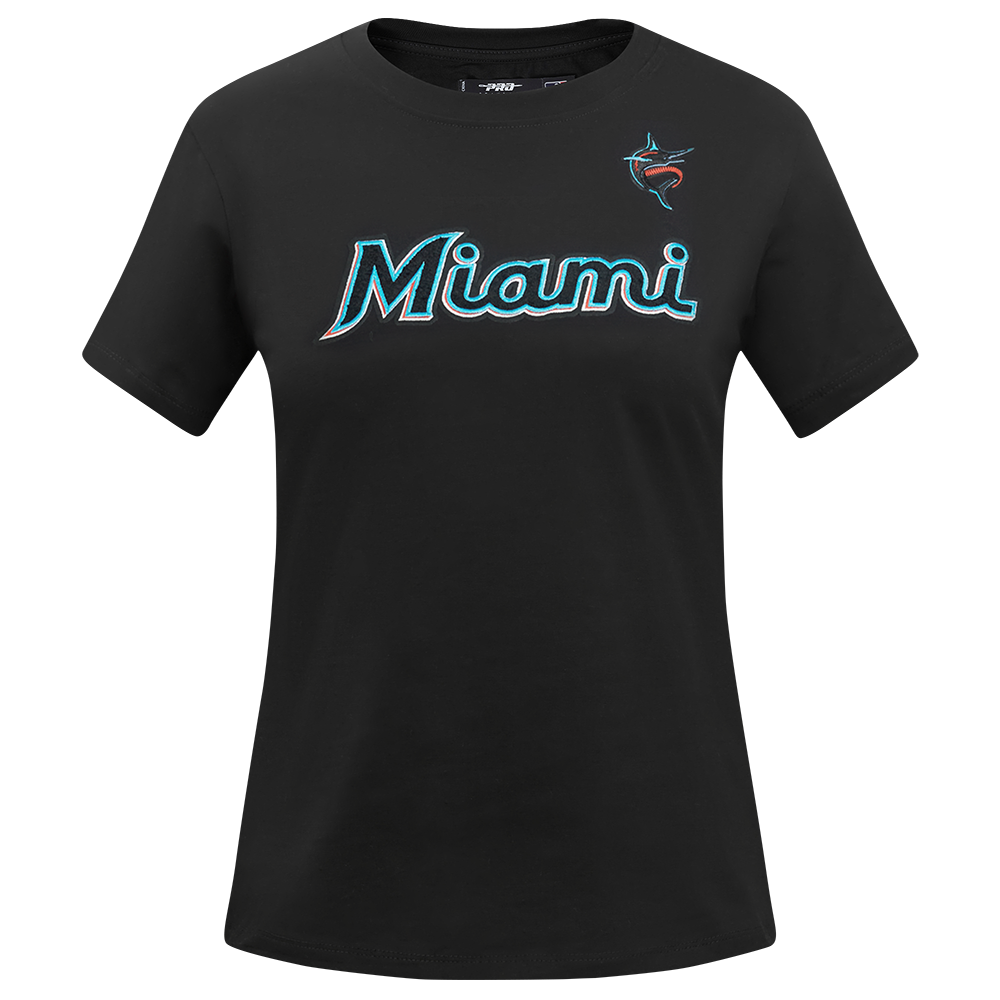 MANGA CORTA MLB MIAMI MARLINS CLASSIC CHENILLE PARA MUJER