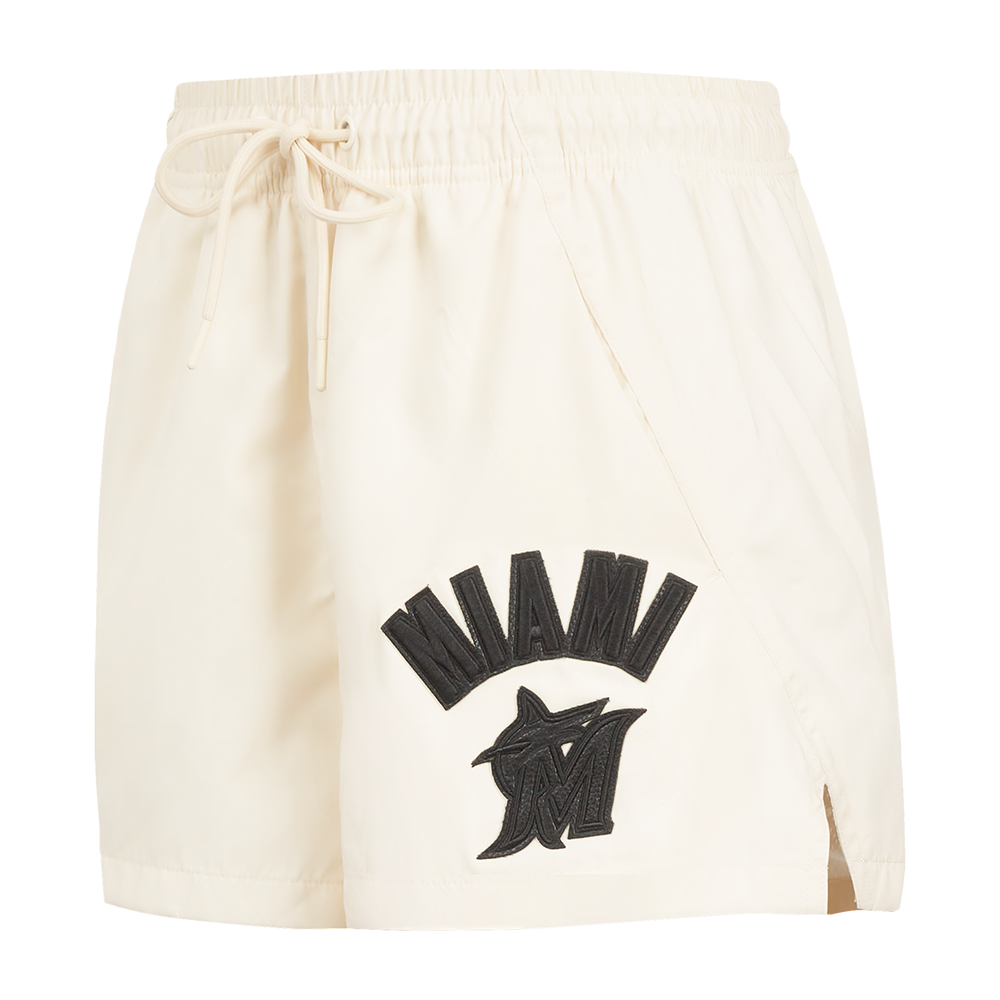 SHORTS DE ALGODÓN MLB MIAMI MARLINS TRIPLE TONAL PARA MUJER