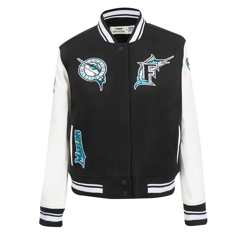 CHAMARRA UNIVERSITARIA MLB MIAMI MARLINS RETRO CLASSICS PARA MUJER