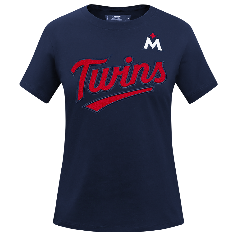 MANGA CORTA MLB MINNESOTA TWINS CLASSIC CHENILLE PARA MUJER