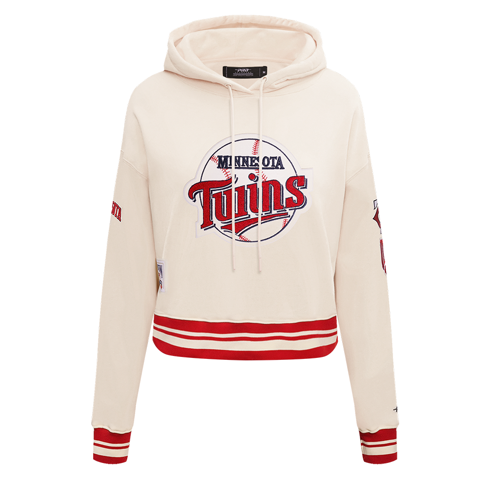 SUDADERA CON GORRO MLB MINNESOTA TWINS RETRO CLASSICS PARA MUJER
