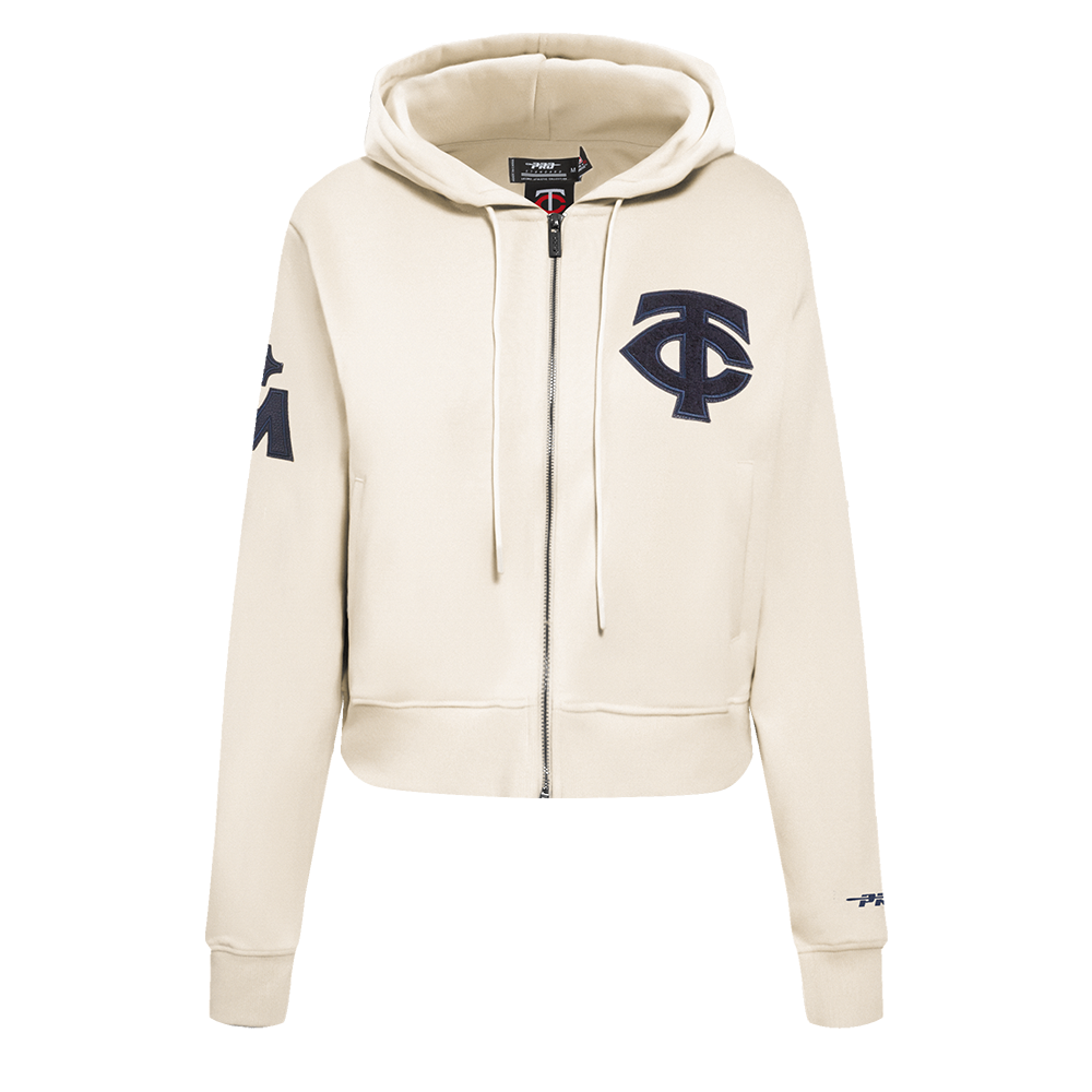 SUDADERA CON CIERRE MLB MINNESOTA TWINS TRIPLE TONAL PARA MUJER