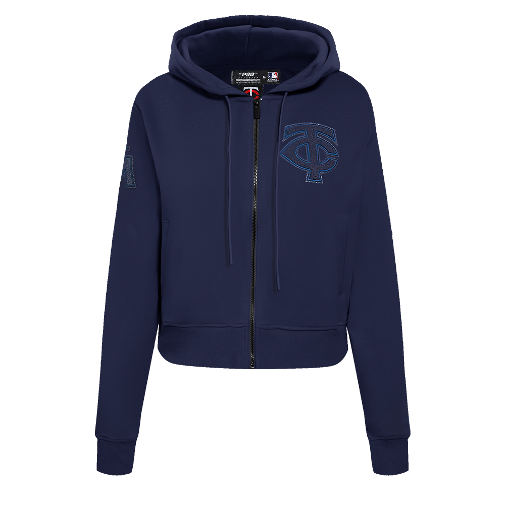 SUDADERA CON CIERRE MLB MINNESOTA TWINS TRIPLE TONAL PARA MUJER